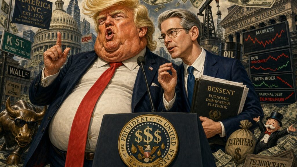 Because their vanity and greed eclipse any loyalty to people, they treat America as a disposable casino, not a republic.