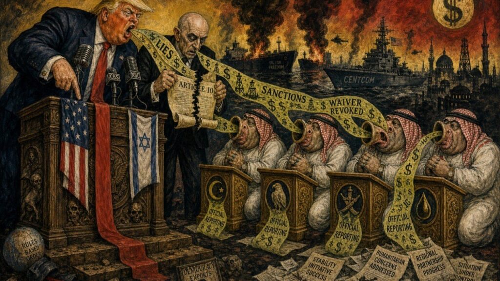 Trump and Netanyahu Write the Script. The Gulf Monarchies Read It Back as News.