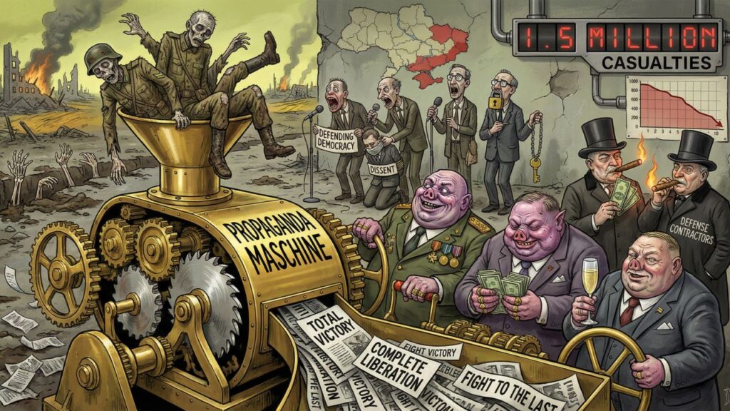 Cover illustration for the article THE CENSORSHIP REGIME: HOW DISSENT ON UKRAINE BECAME CAREER SUICIDE