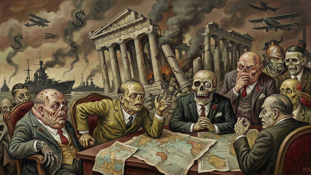 Cover illustration for the article The Hubris of Hegemony: Why the Neoconservative Approach to China Is Futile Lunacy