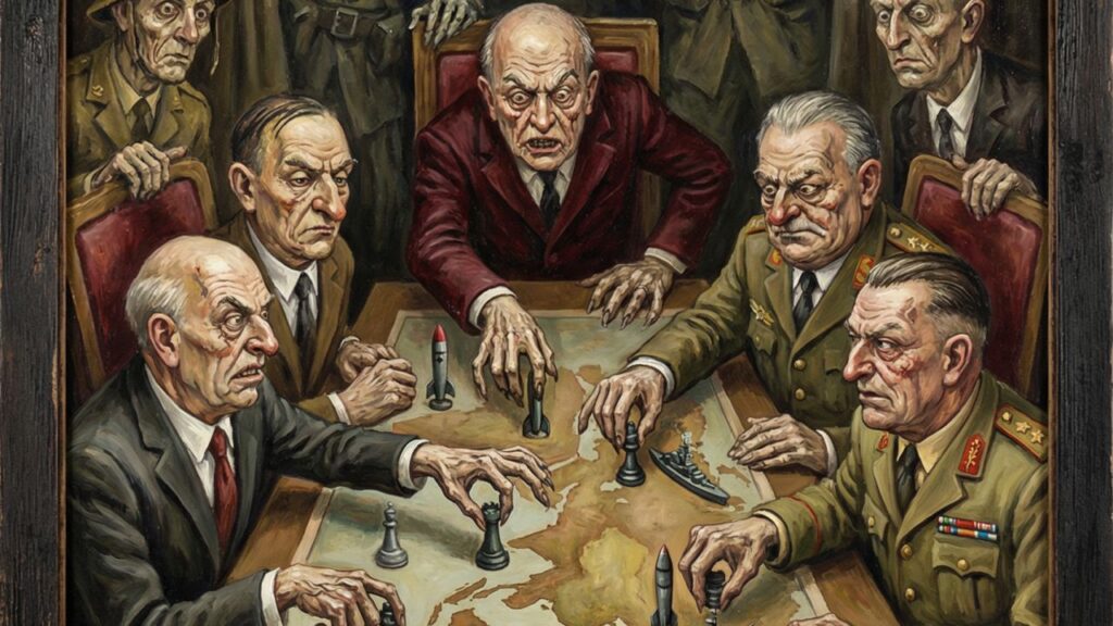 Cover illustration for the article Neocons, China, and the New Bipartisan Lunacy