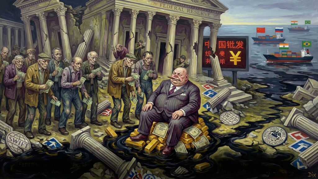 Cover illustration for the article The Replacement Is Already Here: What the Petrodollar's Successor Means for Every American